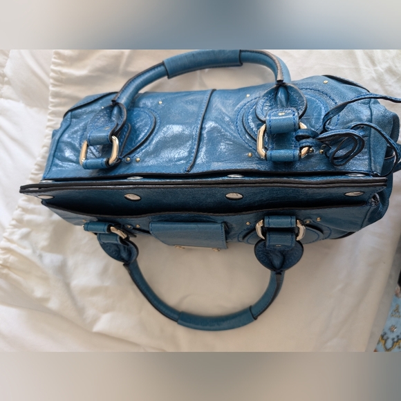 Authentic Original Chloé Paddington Cadena Padlock & Key Boston Satchel - Picture 9 of 16